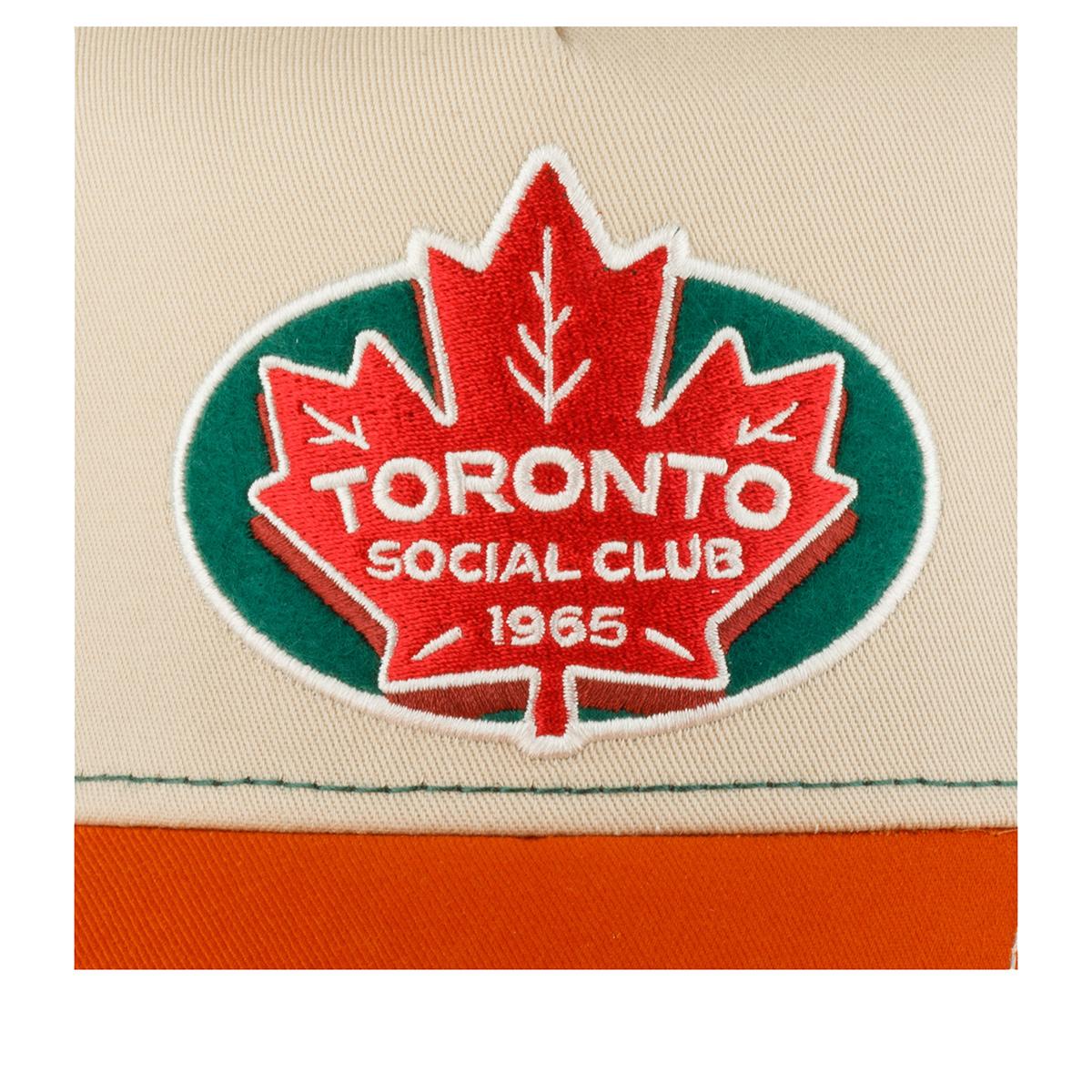 Бейсболка FWS TRUCKER TORONTO SOCIAL CLUB ОРАНЖЕВЫЙ / ЗЕЛЕНЫЙ