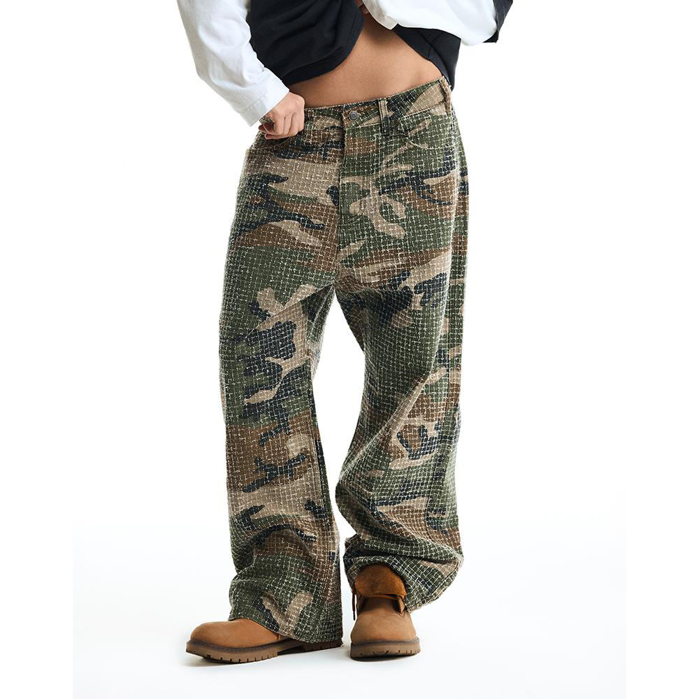 Джинсы Bruler d'Amour Archive Camo Камуфляжные