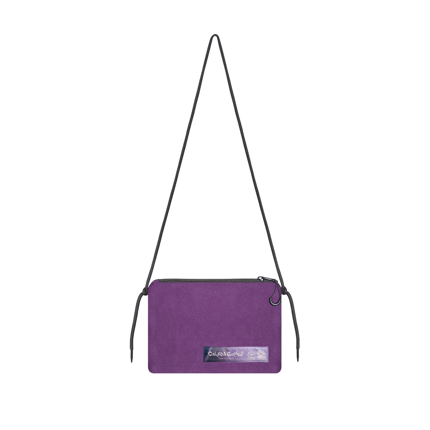 Сумка CALLED A GARMENT ABC Fleece Bag Фиолетовая