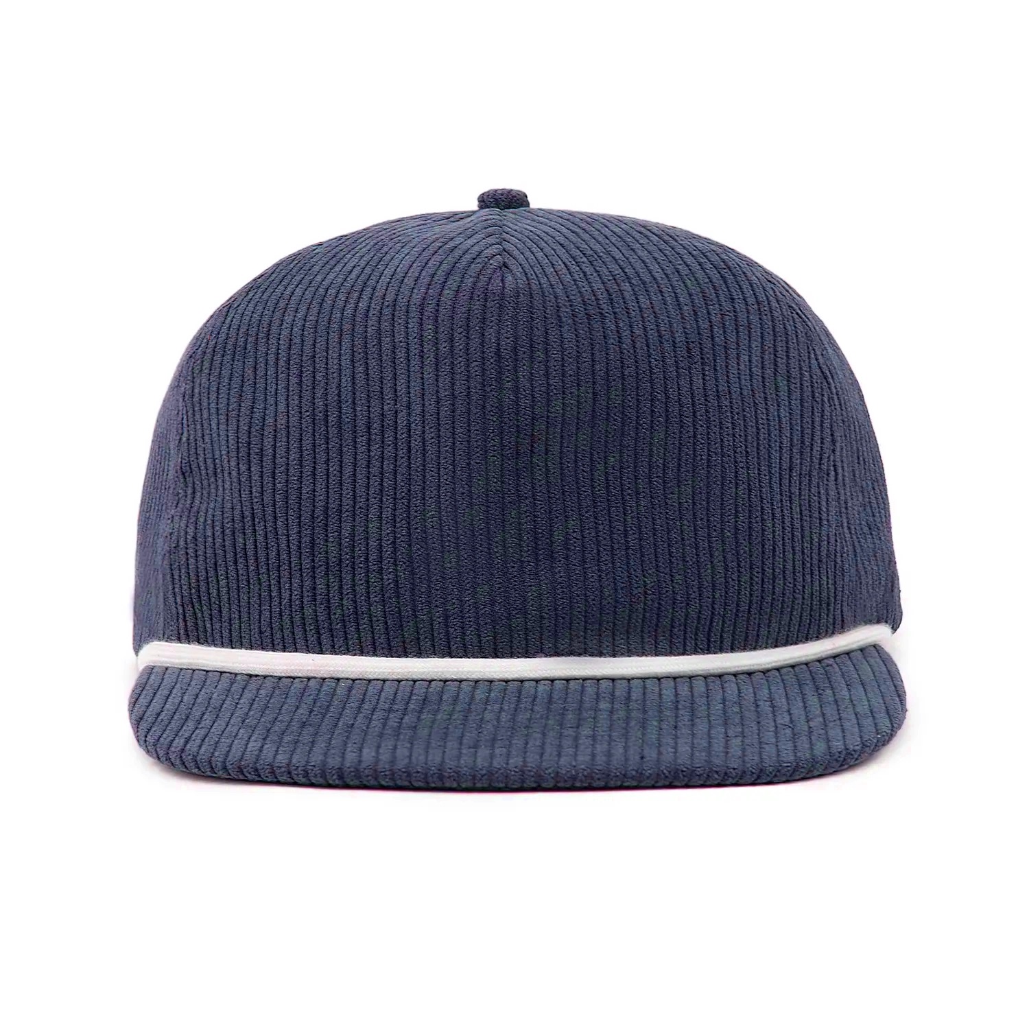 Бейсболка FAM.CAP 5 PANEL RELAXED FIT CORD BLANK ТЕМНО-СИНЯЯ
