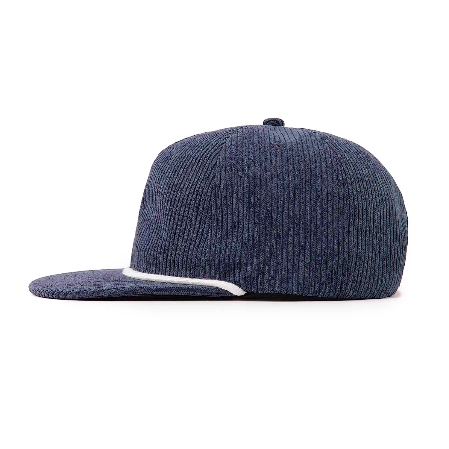 Бейсболка FAM.CAP 5 PANEL RELAXED FIT CORD BLANK ТЕМНО-СИНЯЯ