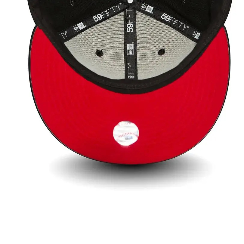 Бейсболка NEW ERA 9FIFTY SNAPBACK MLB NEW YORK YANKEES WORLD SERIES 1999 ЧЕРНАЯ / КОРИЧНЕВАЯ / КРАСНЫЙ НИЗ