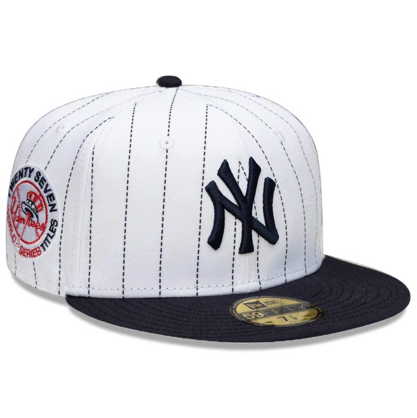 Бейсболка 59FIFTY MLB NEW YORK YANKEES TWENTY SEVEN TITLES TWO TONE / GREY UV
