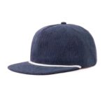 Бейсболка FAM.CAP 5 PANEL RELAXED FIT CORD BLANK ТЕМНО-СИНЯЯ