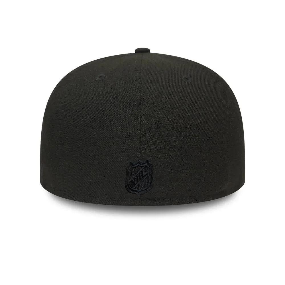 Бейсболка NEW ERA 59FIFTY NHL ANAHEIM DUCKS ЧЕРНАЯ / КРАСНЫЙ НИЗ