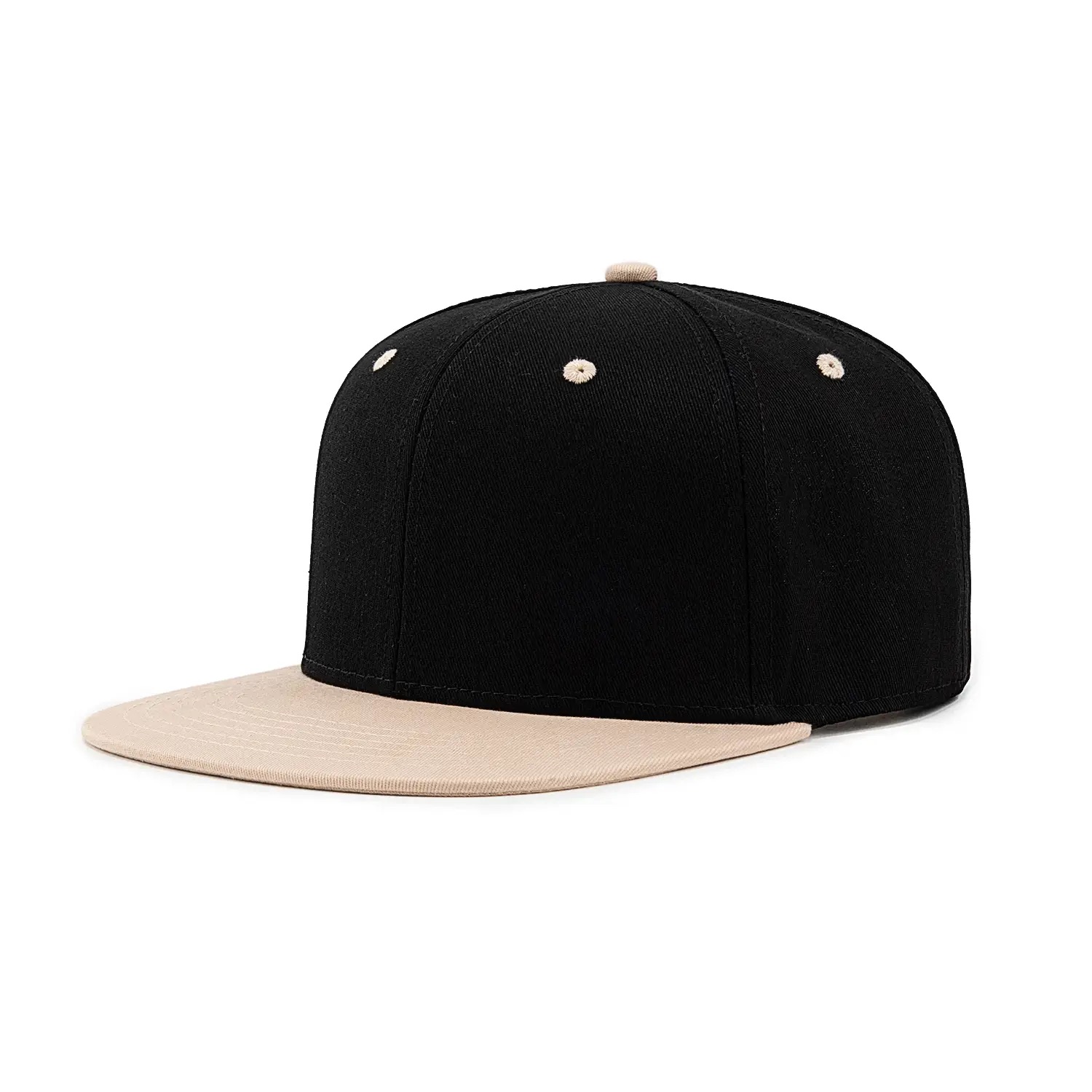 Бейсболка FAM.CAP SNAPBACK 6 PANEL BLANK ЧЕРНАЯ / ХАКИ