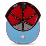 Бейсболка NEW ERA 59FIFTY MLB TAMPA BAY RAYS ЛАВОВАЯ / ГОЛУБОЙ НИЗ