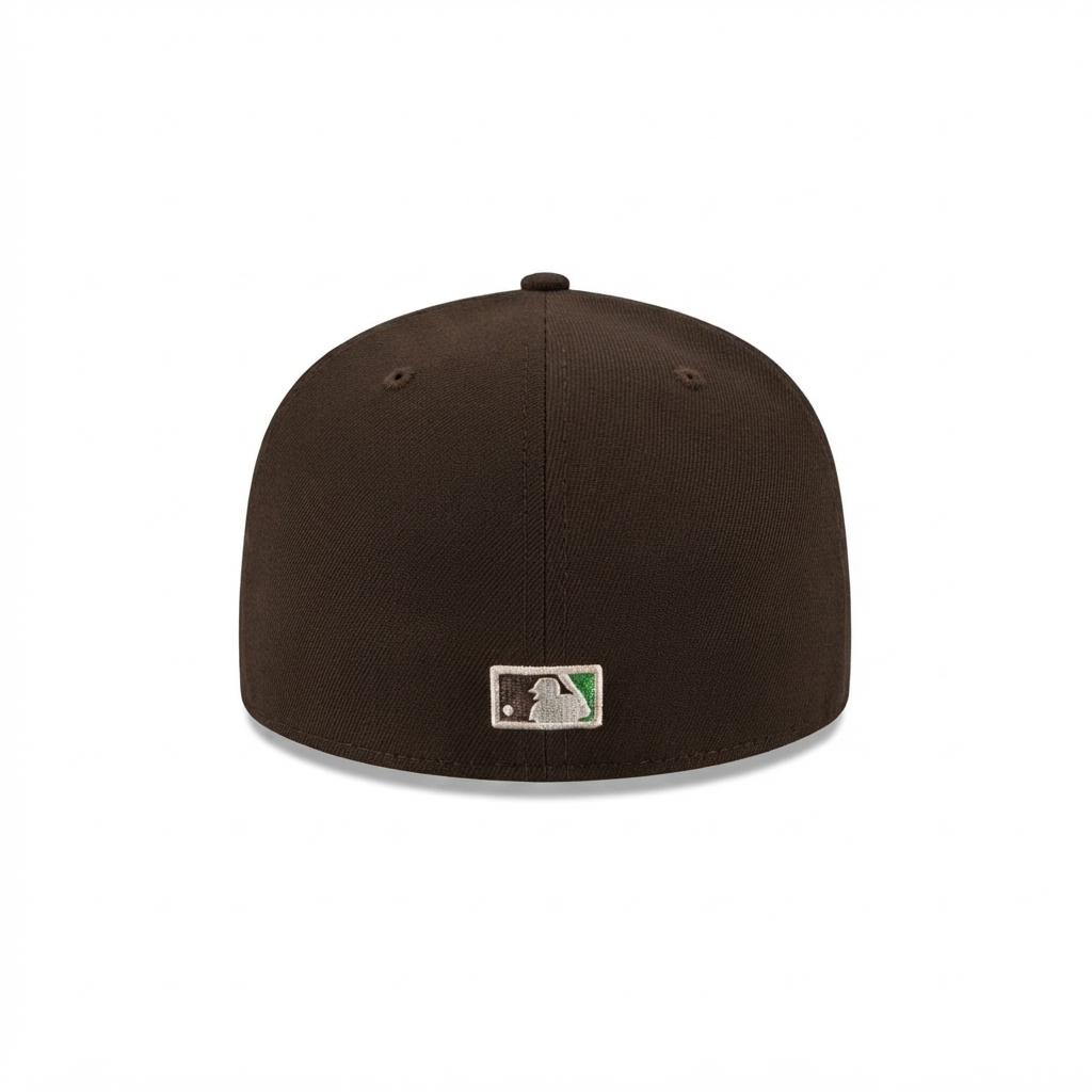 Бейсболка NEW ERA 59FIFTY MLB LOS ANGELES DODGERS КОРИЧНЕВЫЙ / ЧЕРНЫЙ / ЗЕЛЕНЫЙ НИЗ