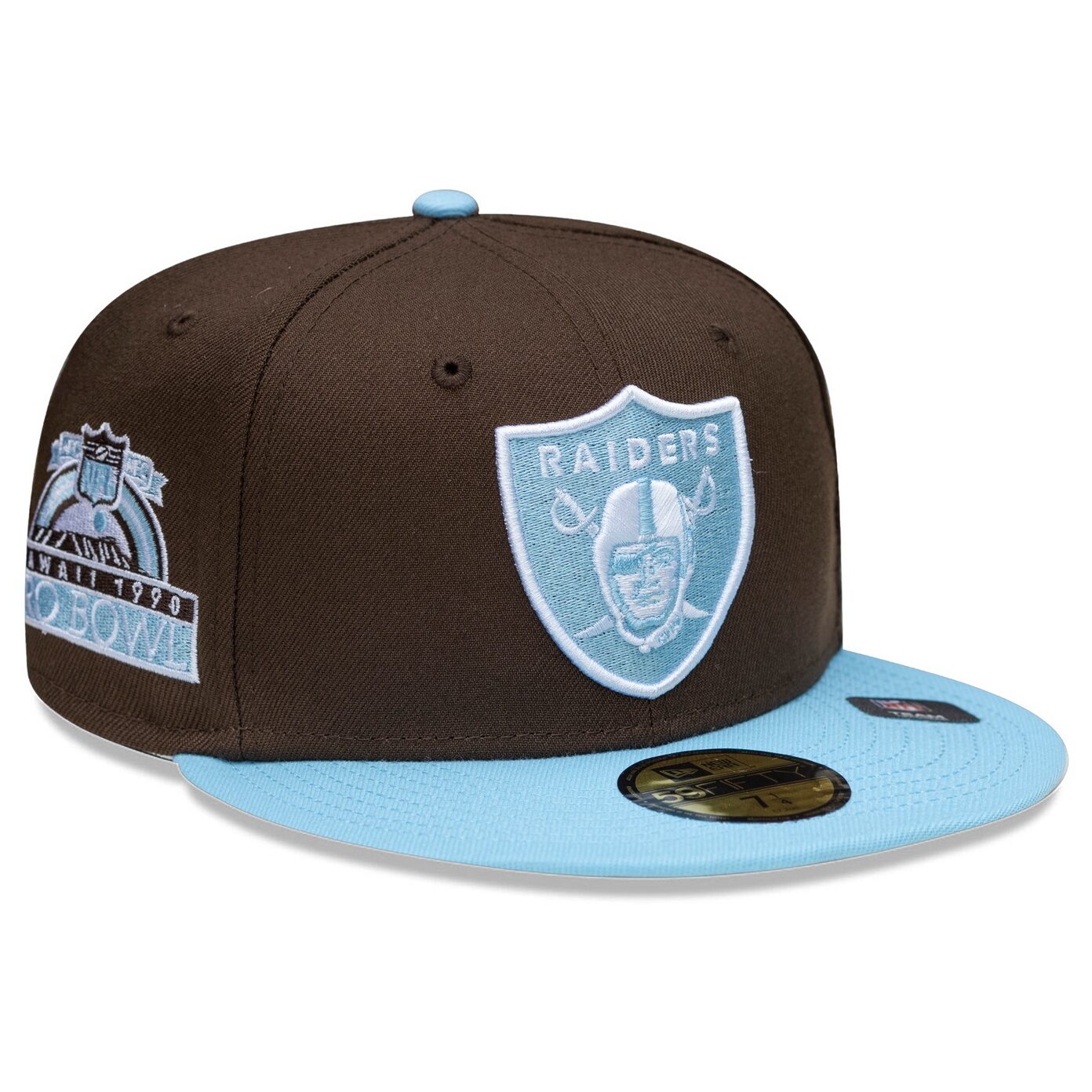 Бейсболка 59FIFTY NFL LAS VEGAS RAIDERS HAWAII 1990 PRO BOWL TWO TONE / GREY UV