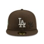 Бейсболка NEW ERA 59FIFTY MLB LOS ANGELES DODGERS КОРИЧНЕВЫЙ / ЧЕРНЫЙ / ЗЕЛЕНЫЙ НИЗ