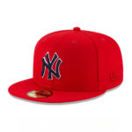 Бейсболка NEW ERA 59FIFTY MLB NEW YORK YANKEES NOOKIE EDITION КРАСНАЯ/БЕЛАЯ