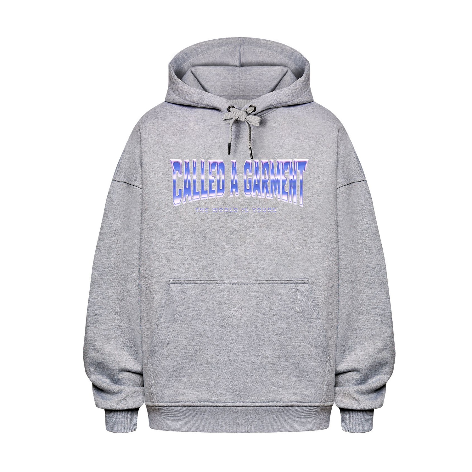 Худи CALLED A GARMENT Frozen One Hoodie Серый меланж