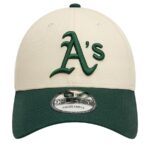 Бейсболка NEW ERA 9FORTY MLB OAKLAND ATHLETICS БЕЖЕВАЯ / ЗЕЛЕНАЯ
