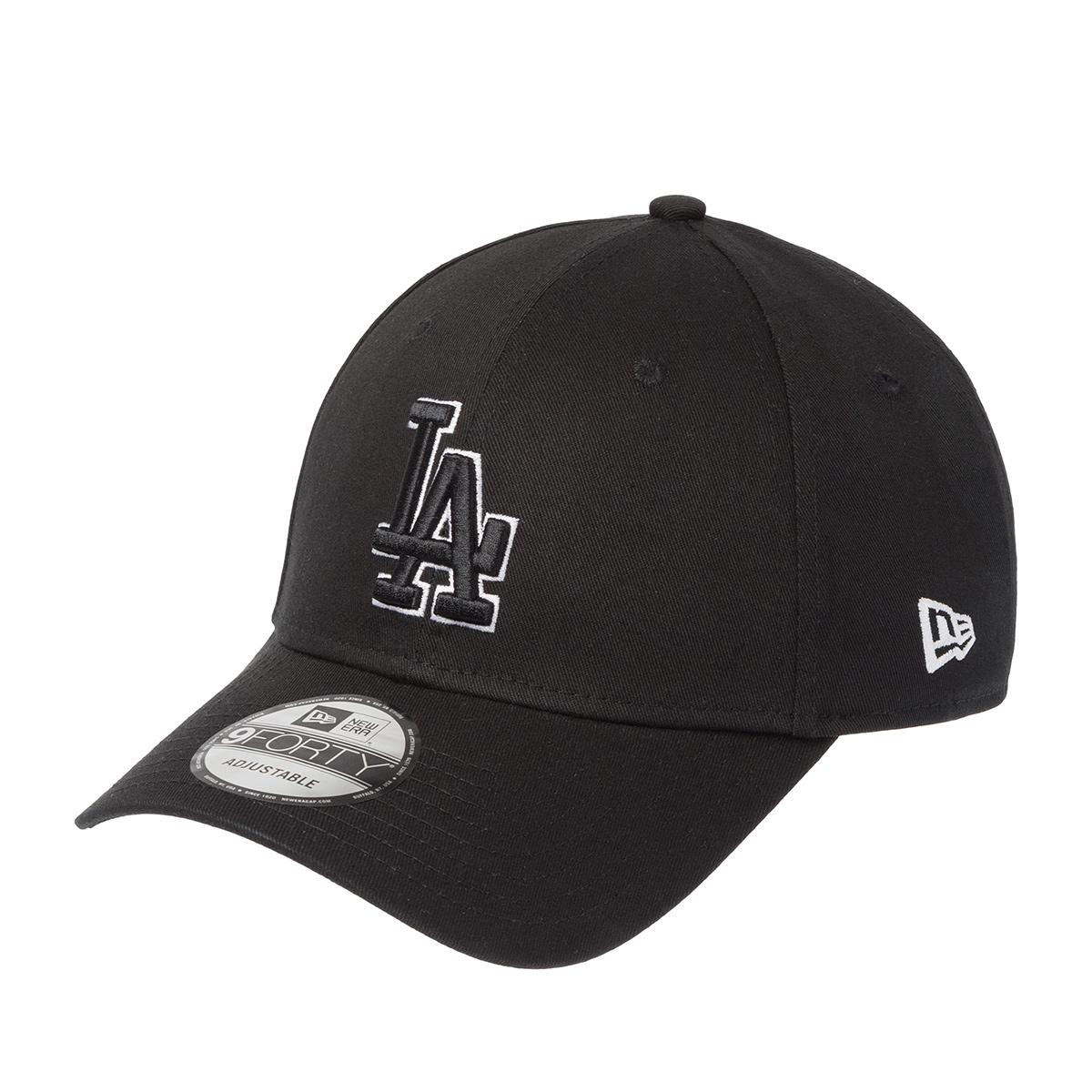Бейсболка NEW ERA 9FORTY MLB LOS ANGELES DODGERS OUTLINE ЧЕРНАЯ
