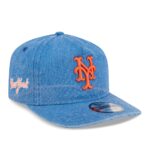 Бейсболка NEW ERA 19TWENTY MLB NEW YORK METS WASHED СИНЯЯ / ЗЕЛЕНЫЙ НИЗ