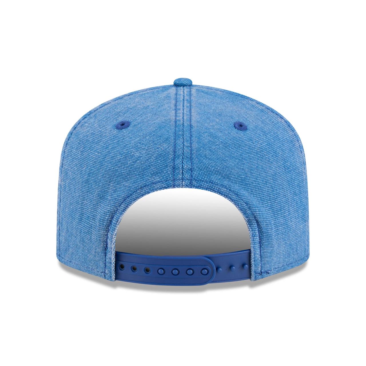 Бейсболка NEW ERA 19TWENTY MLB NEW YORK METS WASHED СИНЯЯ / ЗЕЛЕНЫЙ НИЗ