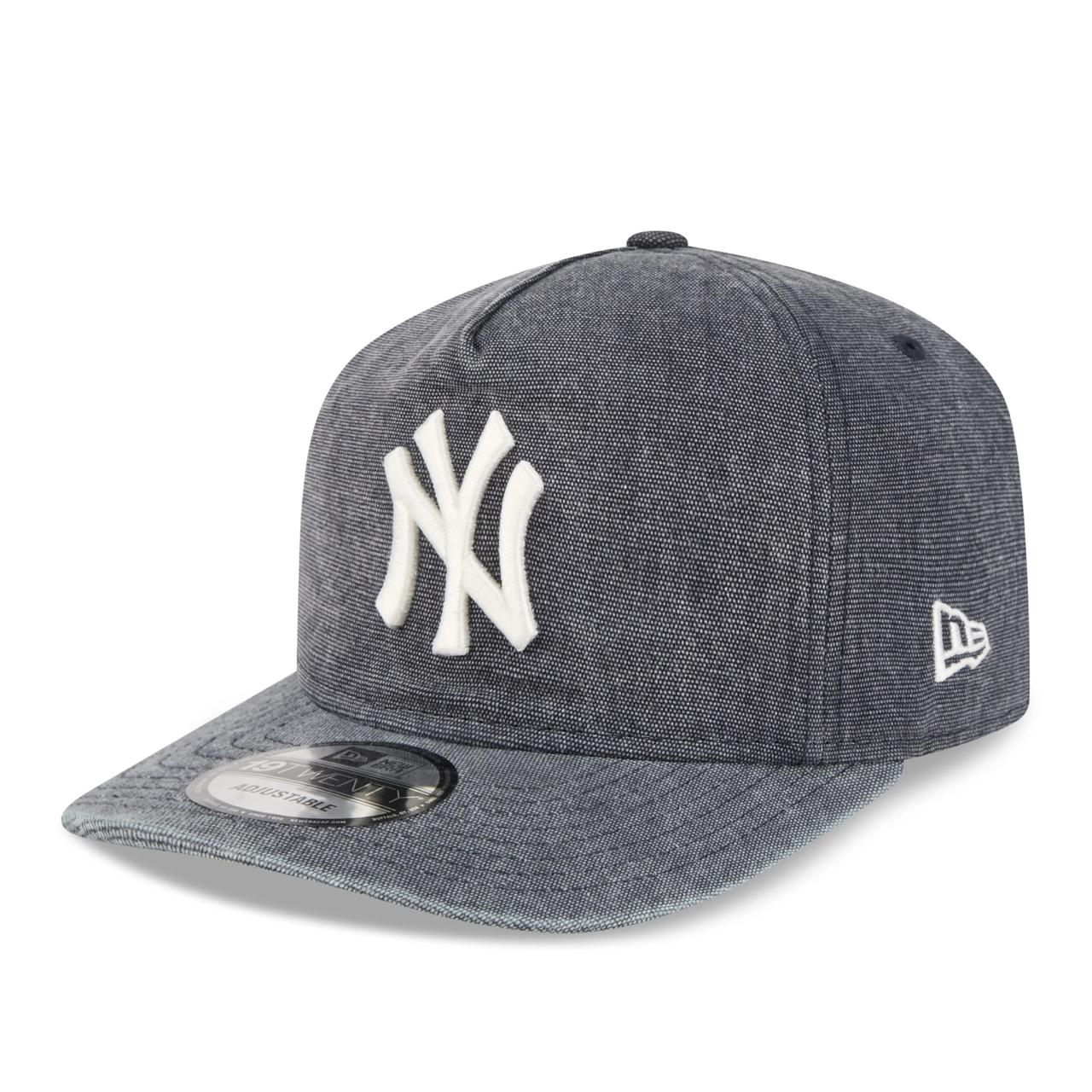 Бейсболка NEW ERA 19TWENTY MLB NEW YORK YANKEES WASHED ТЕМНО-СИНЯЯ / ЗЕЛЕНЫЙ НИЗ