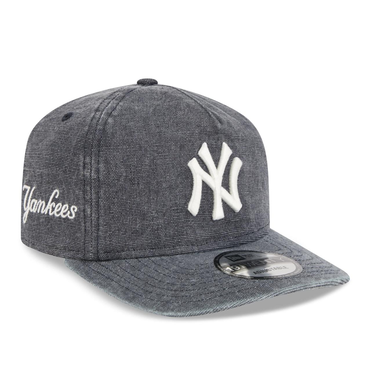 Бейсболка NEW ERA 19TWENTY MLB NEW YORK YANKEES WASHED ТЕМНО-СИНЯЯ / ЗЕЛЕНЫЙ НИЗ
