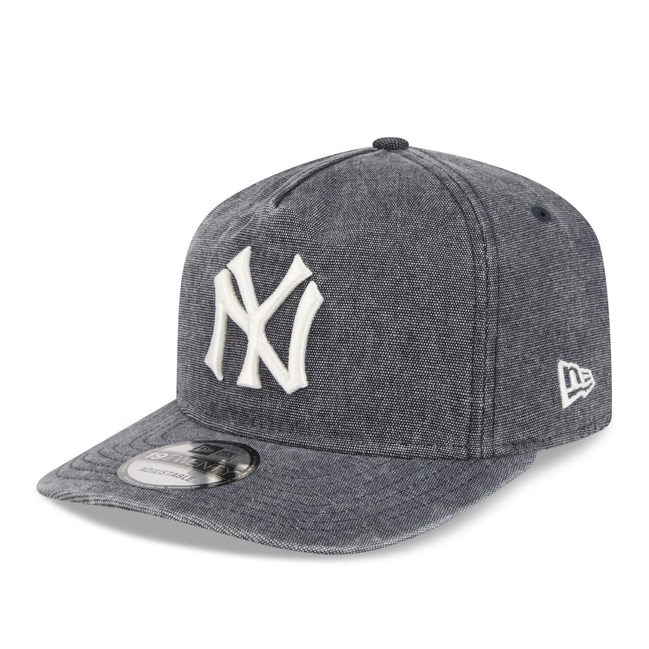 Бейсболка NEW ERA 19TWENTY MLB NEW YORK YANKEES WASHED OLD LOGO ТЕМНО-СИНЯЯ / ЗЕЛЕНЫЙ НИЗ