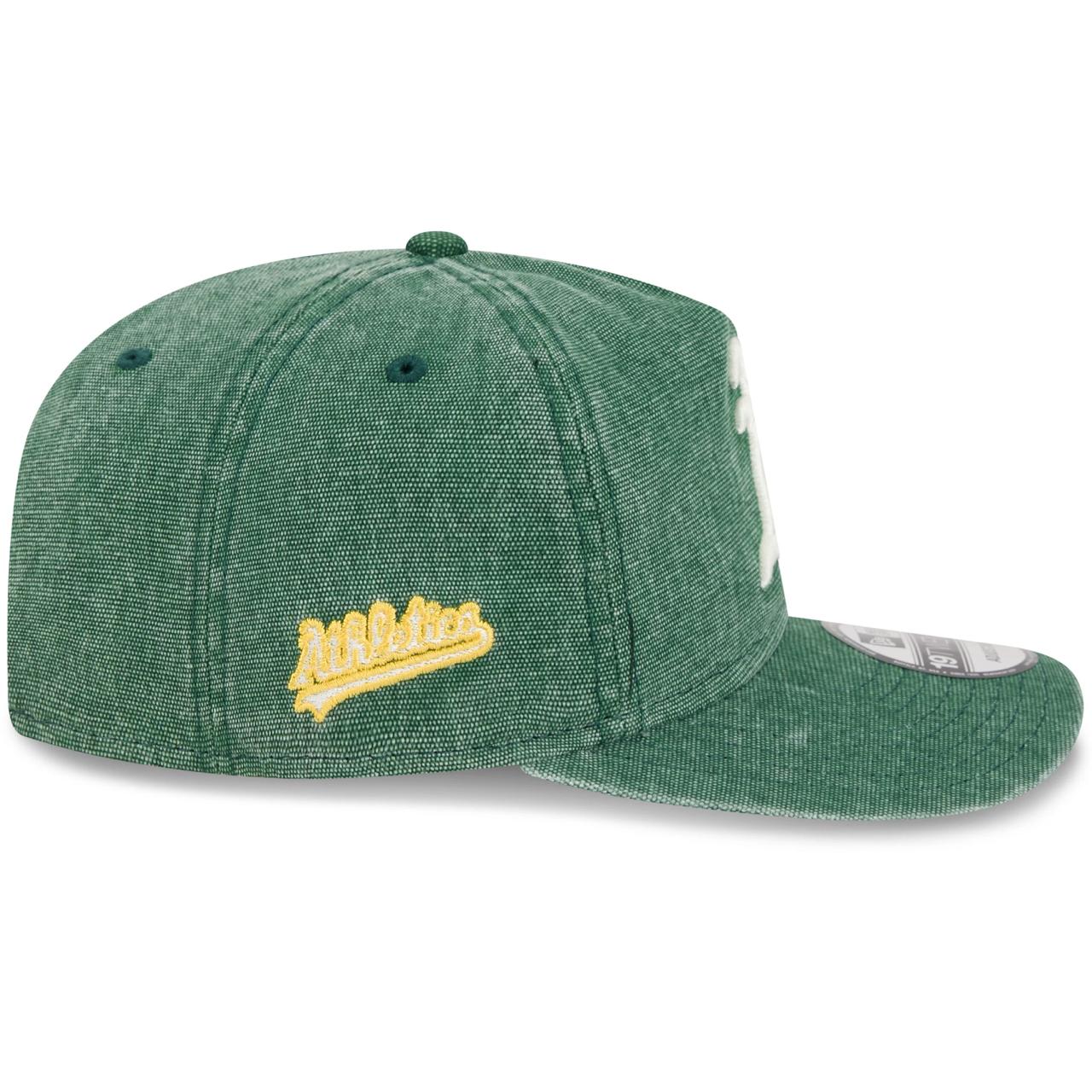 Бейсболка NEW ERA 19TWENTY MLB OAKLAND ATHLETICS WASHED ЗЕЛЕНАЯ / ЗЕЛЕНЫЙ НИЗ