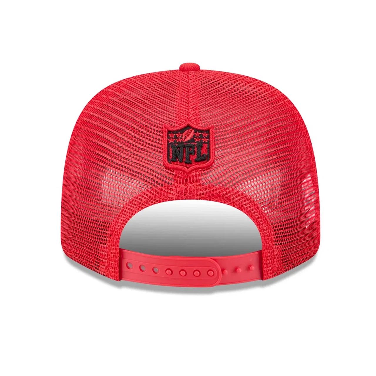 Бейсболка NEW ERA 9SEVENTY STRETCH SNAP TRUCKER NFL KANSAS CITY CHIEFS КРАСНАЯ / СЕРЫЙ НИЗ
