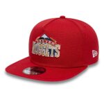 Бейсболка NEW ERA 9FIFTY A-FRAME NBA DENVER NUGGETS HARDWOOD COLLECTION КРАСНАЯ / СЕРЫЙ НИЗ