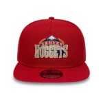 Бейсболка NEW ERA 9FIFTY A-FRAME NBA DENVER NUGGETS HARDWOOD COLLECTION КРАСНАЯ / СЕРЫЙ НИЗ