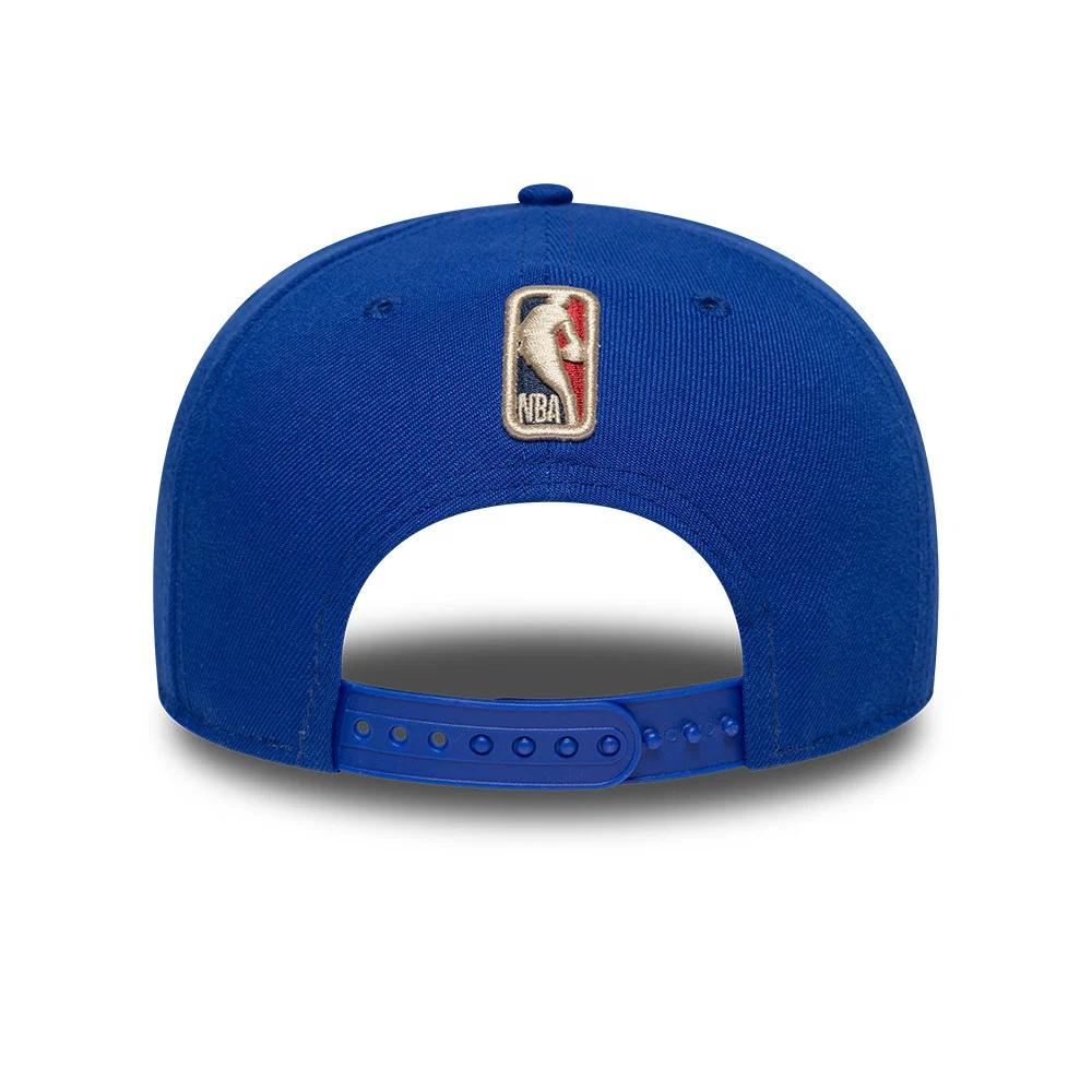Бейсболка NEW ERA 9FIFTY A-FRAME NBA GOLDEN STATE WARRIORS HARDWOOD COLLECTION СИНЯЯ / СЕРЫЙ НИЗ