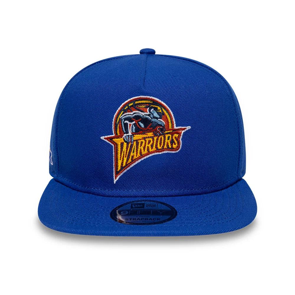 Бейсболка NEW ERA 9FIFTY A-FRAME NBA GOLDEN STATE WARRIORS HARDWOOD COLLECTION СИНЯЯ / СЕРЫЙ НИЗ
