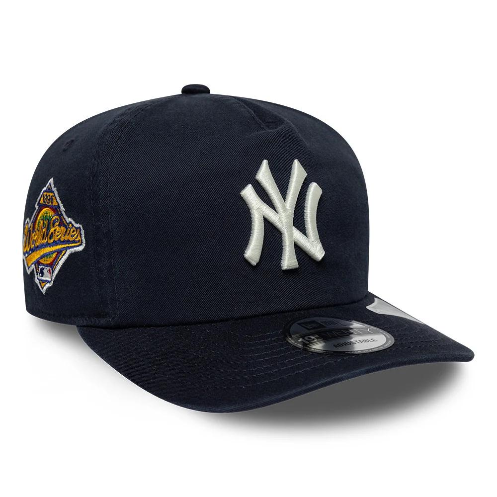 Бейсболка NEW ERA 19TWENTY MLB NEW YORK YANKEES CHAMPIONSHIP ТЕМНО-СИНЯЯ / СЕРЫЙ НИЗ