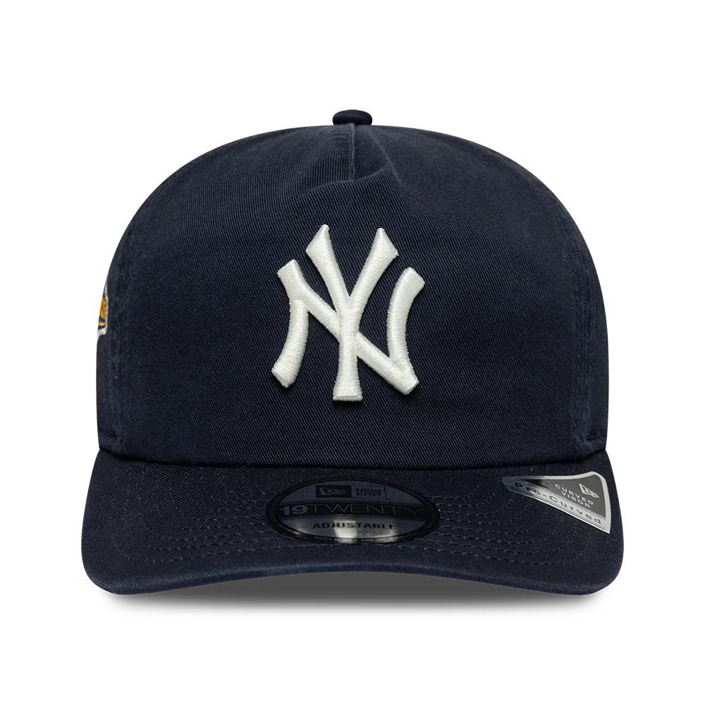 Бейсболка NEW ERA 19TWENTY MLB NEW YORK YANKEES CHAMPIONSHIP ТЕМНО-СИНЯЯ / СЕРЫЙ НИЗ