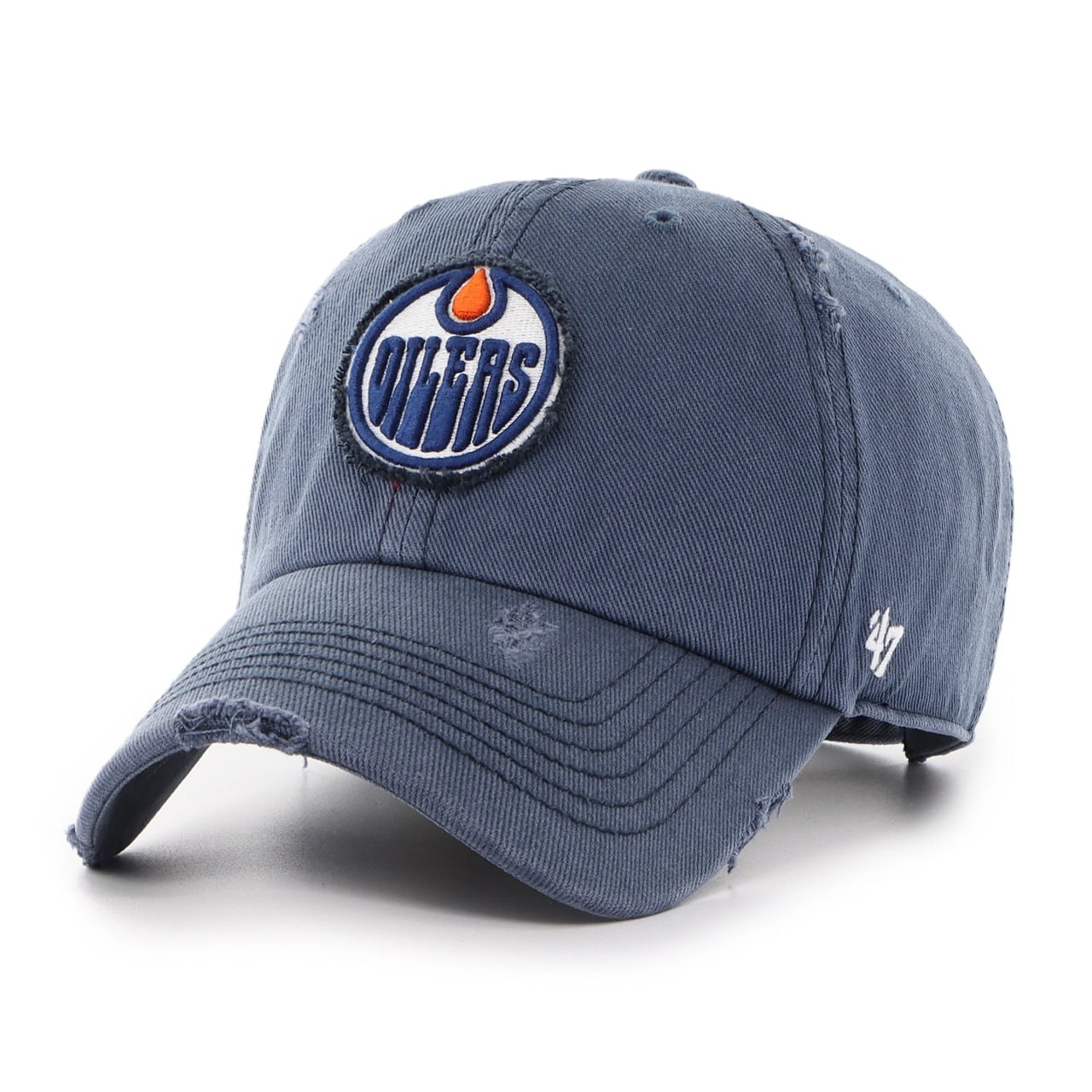 Бейсболка '47 CLEAN UP NHL EDMONTON OILERS WEATHERED ТЕМНО-СИНЯЯ