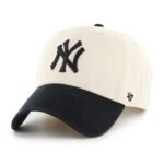 Бейсболка '47 CLEAN UP MLB NEW YORK YANKEES БЕЖЕВАЯ / ЧЕРНАЯ