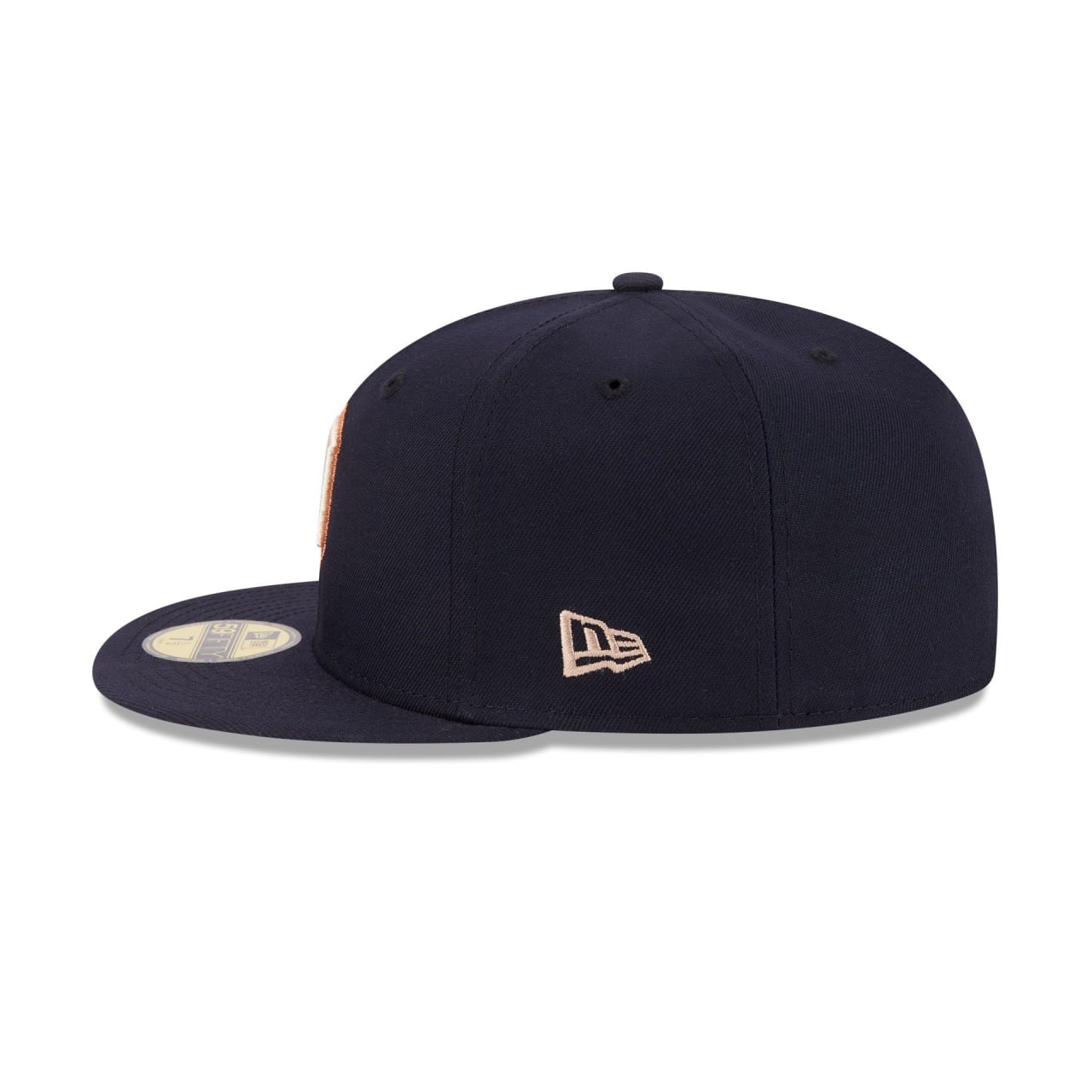 Бейсболка NEW ERA 59FIFTY MLB DETROIT TIGERS ТЕМНО-СИНЯЯ / БЕЖЕВЫЙ НИЗ