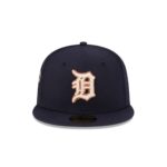 Бейсболка NEW ERA 59FIFTY MLB DETROIT TIGERS ТЕМНО-СИНЯЯ / БЕЖЕВЫЙ НИЗ