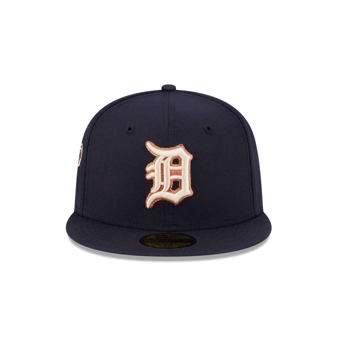 Бейсболка NEW ERA 59FIFTY MLB DETROIT TIGERS ТЕМНО-СИНЯЯ / БЕЖЕВЫЙ НИЗ