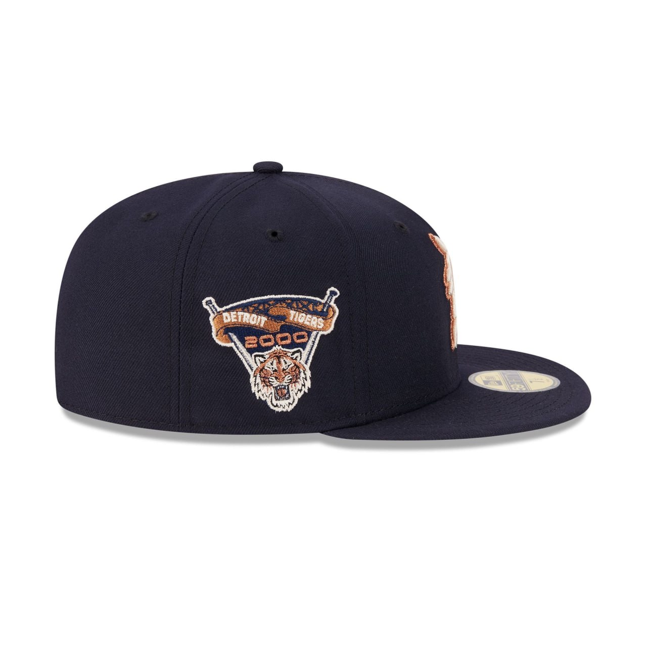 Бейсболка NEW ERA 59FIFTY MLB DETROIT TIGERS ТЕМНО-СИНЯЯ / БЕЖЕВЫЙ НИЗ
