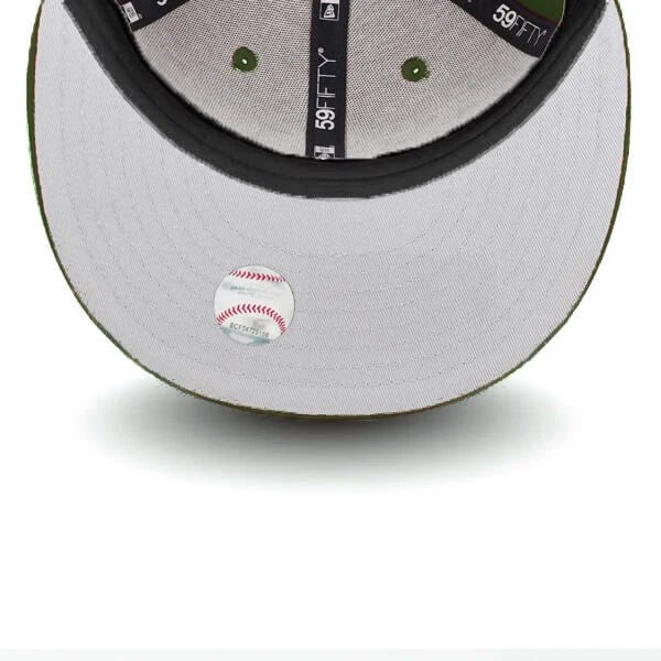 Бейсболка NEW ERA 59FIFTY LOW PROFILE MLB NEW YORK YANKEES ОЛИВКОВАЯ / СЕРЫЙ НИЗ