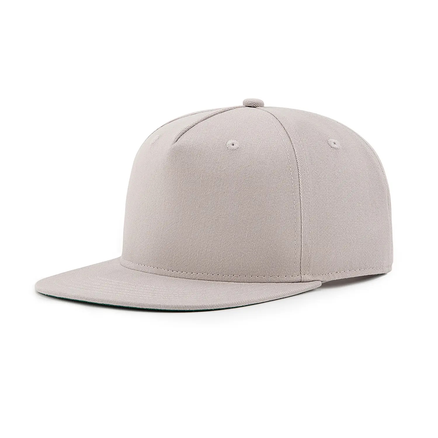 Бейсболка FAM.CAP SNAPBACK 5 PANEL BLANK СЕРАЯ / ЗЕЛЕНЫЙ НИЗ