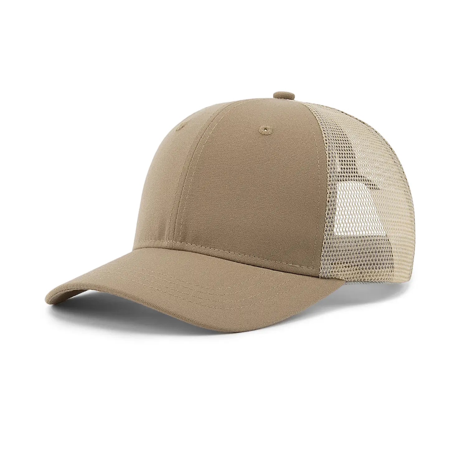 Бейсболка FAM.CAP TRUCKER 6 PANEL BLANK ХАКИ / БЕЖЕВАЯ