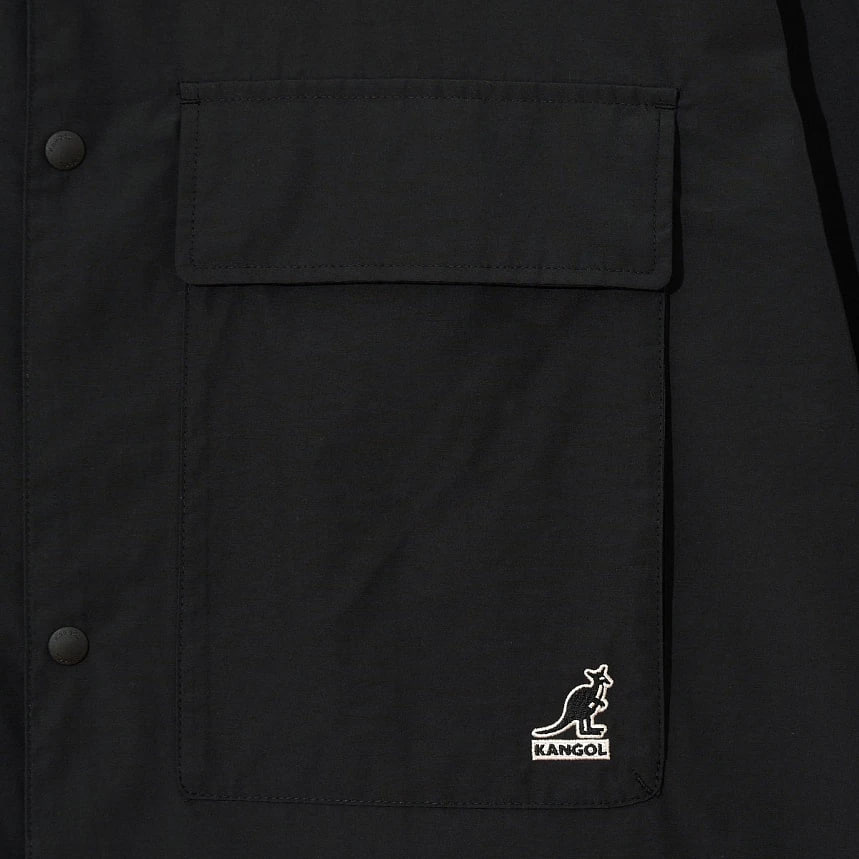 Куртка KANGOL POCKET SHIRT JACKET ЧЕРНАЯ