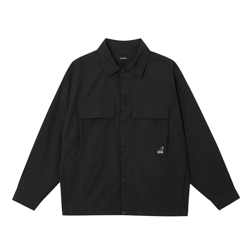 Куртка KANGOL POCKET SHIRT JACKET ЧЕРНАЯ