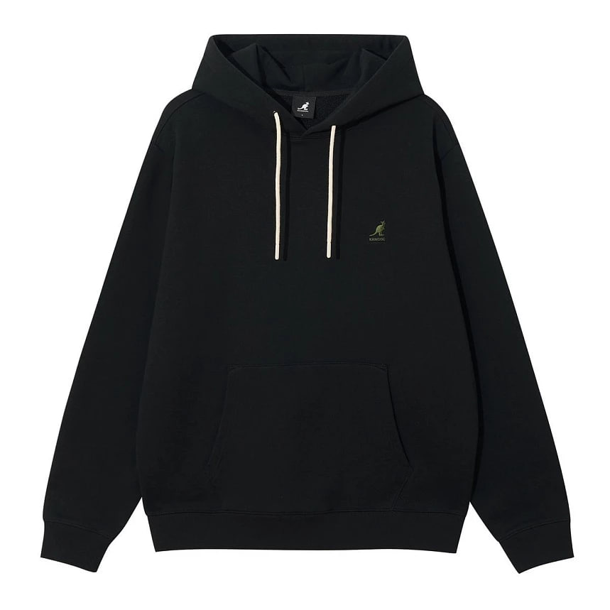 Толстовка KANGOL CLASSIC LOGO HOODIE ЧЕРНАЯ
