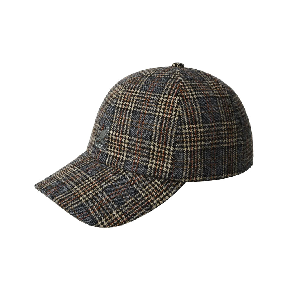 Бейсболка KANGOL PLAID EARFLAPS BASEBALL СЕРАЯ МУЛЬТИ