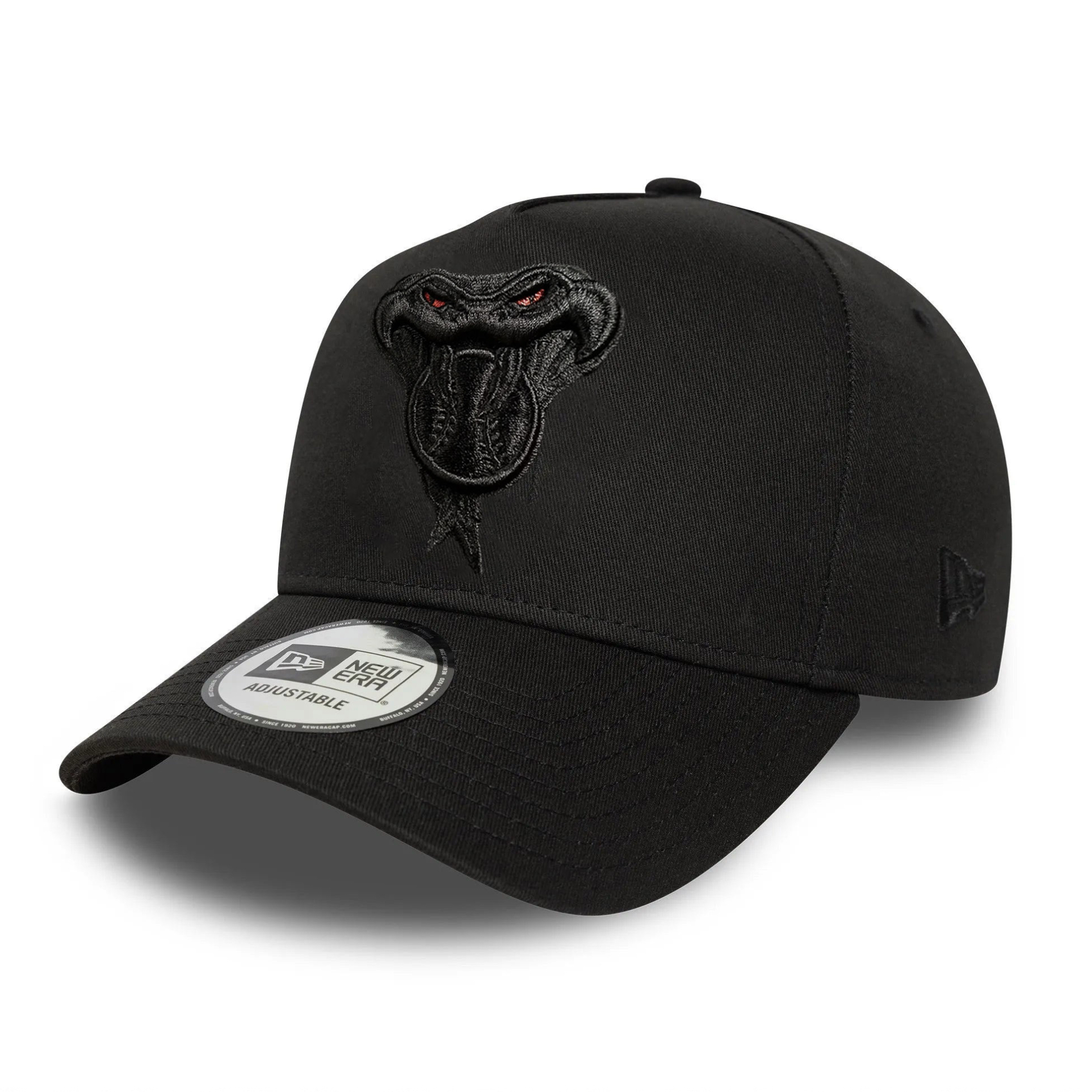Бейсболка NEW ERA 9FORTY A-FRAME MLB ARIZONA DIAMONDBACKS ЧЕРНАЯ / КРАСНЫЙ НИЗ