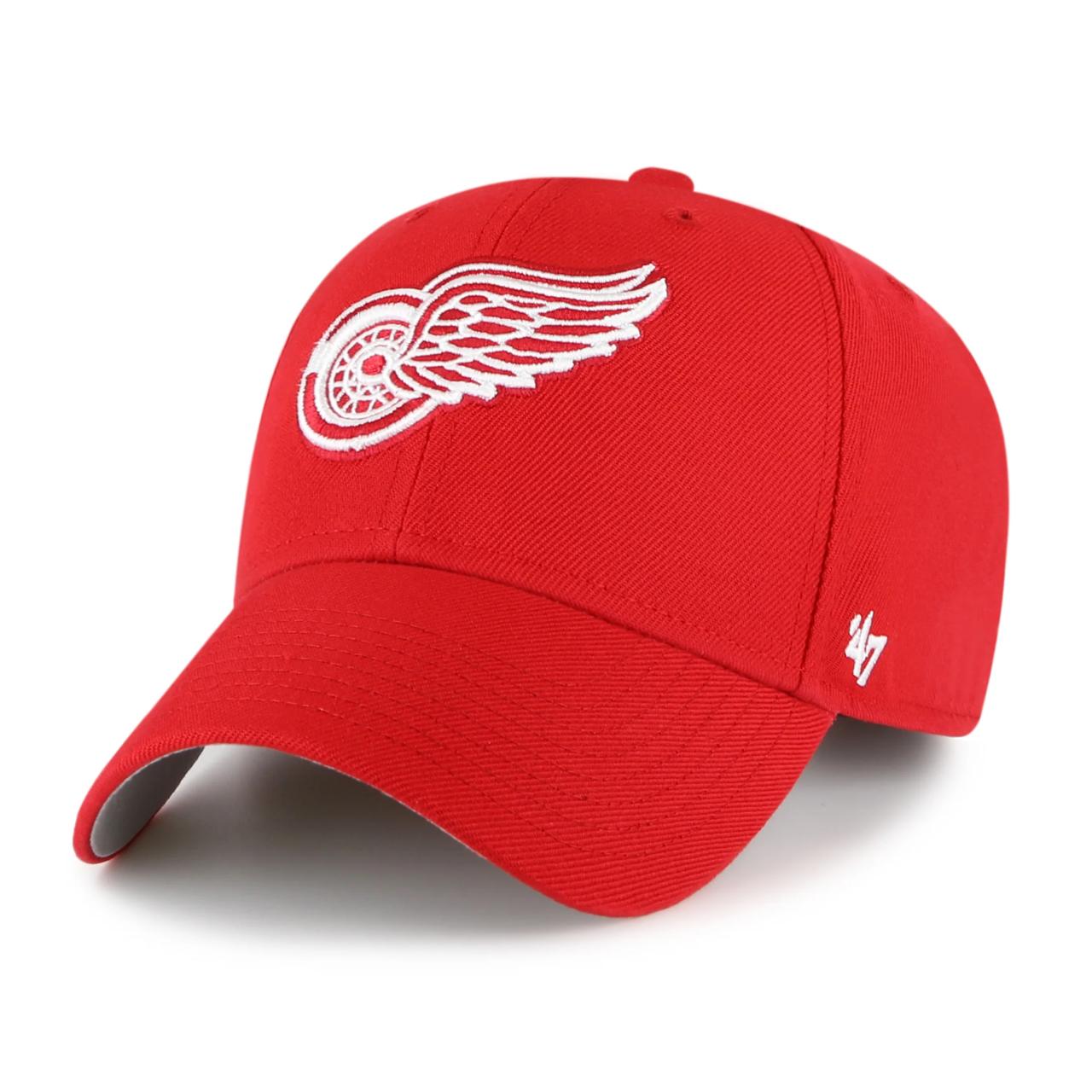 Бейсболка '47 MVP NHL DETROIT RED WINGS красная, серый низ