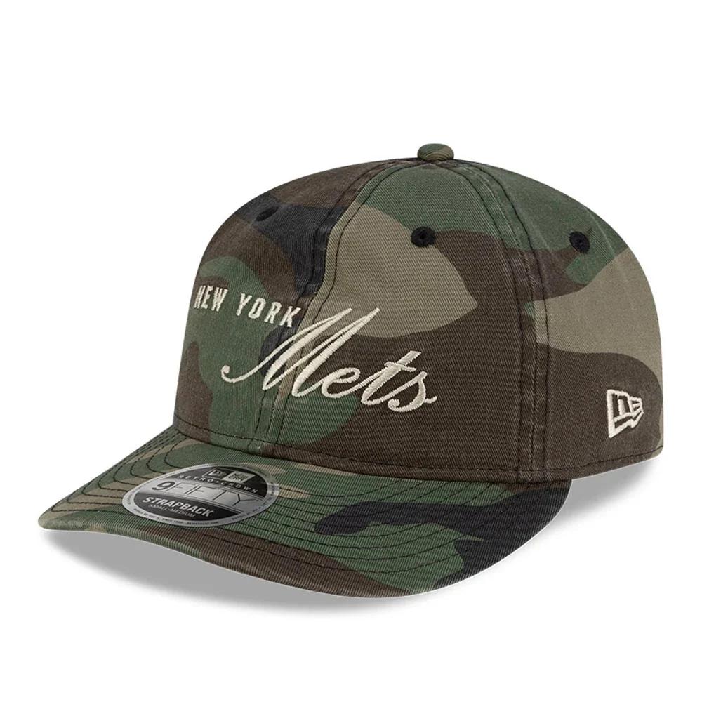 Бейсболка NEW ERA X THISISNEVERTHAT 9FIFTY RETRO CROWN MLB NEW YORK METS камуфляжная